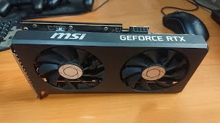 Unboxing amp test synthetic benchmark MSI RTX 3060Ti Twin Fan OC [upl. by Ardehs503]