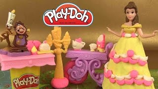 Play Doh La Belle et la Bête 2017 Banquet C’est la Fête Pâte à Modeler [upl. by Mischa]