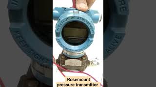 Rosemount pressure transmitter  shorts  paktech [upl. by Halimak]