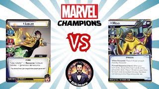 Jubilee VS Mojo EXPERT Marvel Champions Français [upl. by Emanuel]