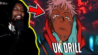 SUKUNA RAP King Of The Curses Jujutsu Kaisen UK Drill Pure O Juice DB Reaction [upl. by Roux476]