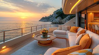 Morning Jazz On Luxury Cruise with Bossa Nova Instrumentation For a Romantic Mood [upl. by Idoj]