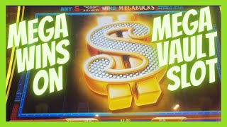 MEGA LINE HITS on MEGA VAULT slot machine casino wins lasvegas [upl. by Peg]