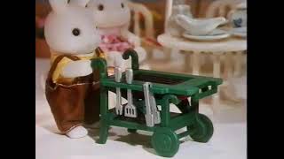 Sylvanian Families White Rabbit and Hedgehog Families UK advert 1991 [upl. by Shenan]