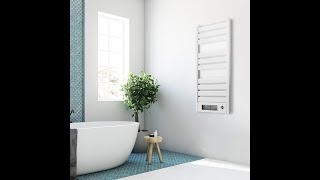 Cecotec Radiador Toallero Eléctrico Bajo Consumo Ready Warm 9770 Ceramic Towel White Calefactor [upl. by Hcir]