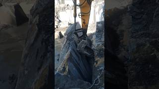 Granite stone🔥constructionequipment trending granite youtubeshorts [upl. by Anirhtak]