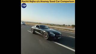 Rachit Rojha vs Anunay Sood Car Comparison shorts DK01INFO [upl. by Hestia]