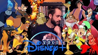 DISNEY   UNA VOCE anche 23 PER OGNI CLASSICO quasi tutti  19372000 unPOdiVOCISpecial [upl. by Llejk]