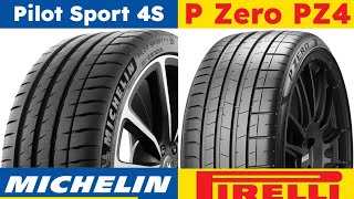 Michelin Pilot Sport 4S vs Pirelli P Zero PZ4 [upl. by Alberta]