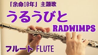 うるうびと RADWIMPS 「余命10年」主題歌【フルートで演奏してみた】ラッドウィンプス Ms PhenomenalうるうびとUruubito [upl. by Rafa]