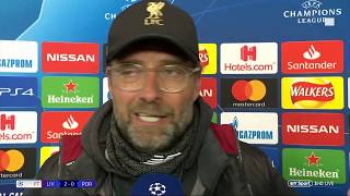 quotThe second goal was world classquot Jurgen Klopp post match interview after 20 win vs Porto [upl. by Nnaylime]