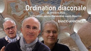 BANDEANNONCE  Ordination Diaconale  06 octobre 2024 [upl. by Yecak]