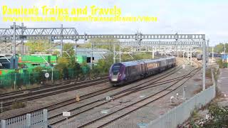 Midland Main Line Class 810 No 810001 Passing Finedon Road Industrial Estate 10th October 2024 [upl. by Enniotna]