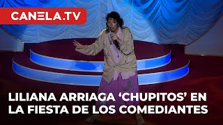 Liliana Arriaga chupitos en La Fiesta de los Comediantes  CanelaTV [upl. by Norby]