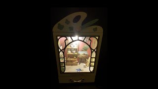 🎨 DIY Miniatur Curiosity Cabinet  Painterś Atelier 🖌 Teil 2 diyminiature diycrafts diyprojects [upl. by Florette]