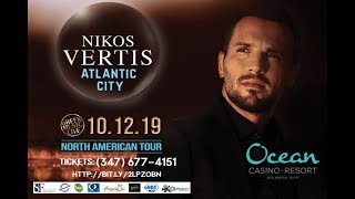 Nikos Vertis Live 12102019 Atlantic City 🇺🇸 [upl. by Edyak]