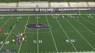 Fayetteville High School vs Springdale HarBer High School Mens JV Soccer [upl. by Adnik]