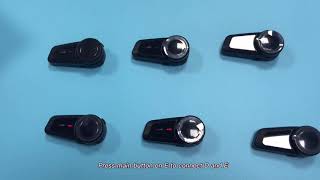 How to pair 6 pcs Maxto M2 motorcycle helmet bluetooth intercom headset [upl. by Malena]