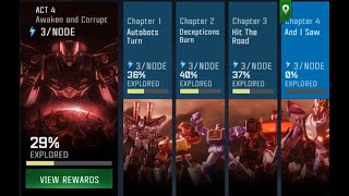 Transformers Forged to Fight  Act 4 Awaken and Corrupt Chapter 4  And I Saw Story and bosses [upl. by Aidnyc]