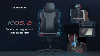 Ergonomic chair ICOS2 by QUERSUS [upl. by Bigg]