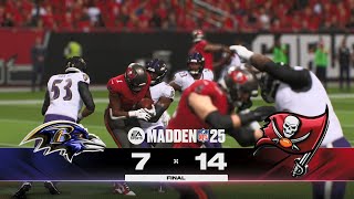 BALTIMORE RAVENS vs TAMPA BAY BUCCANEERS  SEMANA 7  MONDAY NIGHT FOOTBALL  MADDEN NFL 25 [upl. by Eerised107]