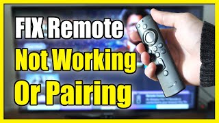 How to Fix Remote Not Working amp Not Pairing on Firestick 4k Easy Method [upl. by Jarlath178]