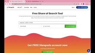 Share of Search Free tool  new URL feature [upl. by Suoirad]