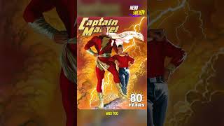 Shazam or Captain Marvel shazam dccomics superherofacts comicbookhistory NerdSociety [upl. by Werda]