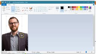 Editing your photo in MS Paint [upl. by Eselehs994]