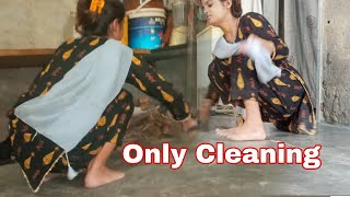 Only back side Cleaning vlog watch now [upl. by Aihseit]