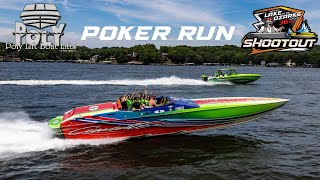 Poly Lift Boat Lift Lake of the Ozarks Shootout Poker Run 2024 [upl. by Crespo]