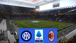 Milan Derby Inter vs Milan Serie A Big Game Full Match Highlights Skillful PES gameplay [upl. by Freedman]