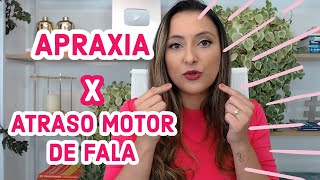 Apraxia de Fala da Infância e Atraso Motor de Fala  o que são e no que se diferenciam [upl. by Vanessa]