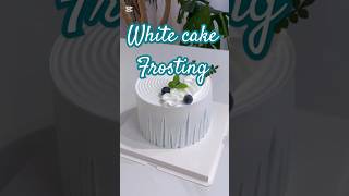 Easy white cake frosting shorts [upl. by Nnorahs726]