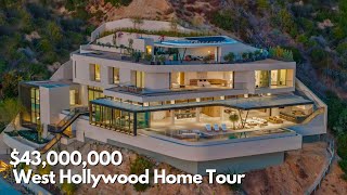 Why this 43 Million Hollywood Hills HOME Redefines “The CALIFORNIA DREAM” [upl. by Rolan]