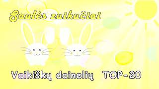 ✨️Muzika vaikams TOP20 I ☀️ Saulės zuikučiai [upl. by Cannice]