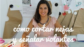 Cómo cortar nejas y señalar volantes Tutorial [upl. by Nadiya70]