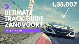 Zandvoort Ultimate Track Guide  GT3  Assetto Corsa Competizione [upl. by Natsreik]