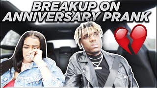 BREAKUP PRANK ON ANNIVERSARY SHE GETS MAD [upl. by Iene]