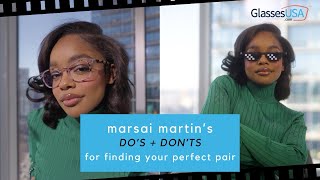 Marsai Martin’s Do’s  Don’ts for Finding Your Perfect Pair  GlassesUSAcom [upl. by Edrock334]