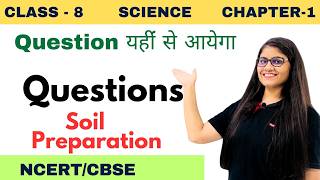 Questions  crop production and management  class 8 science  chapter 1 [upl. by Waldner]