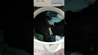 Sharp ESTX8B washer amd dryer Japan [upl. by Yrrep821]