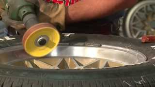 How to Polish and Buff Aluminum Wheels to Chrome Mirror Finish [upl. by Ainot]