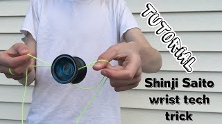 Advanced Yoyo Trick Tutorial Shinji Saito’s Wrist Mount Tech Trick [upl. by Ginevra405]