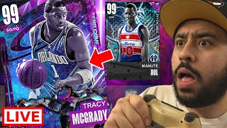 LIVE Spending EVERYTHING for New Endgame and Invincible Packs Free Dark Matters NBA 2K23 MyTeam [upl. by Retsehc]