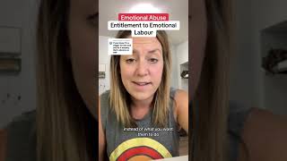 Abusive Entitlement Emotional Labour [upl. by Ifar]