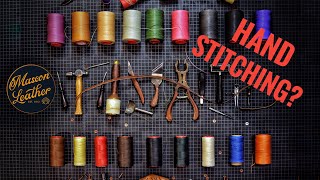 You can Hand Stitch Leather Easily [upl. by Francklyn]