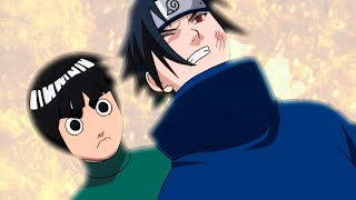 Sasukes Sharingan Couldnt Copy This Jutsu  Sasuke vs Rock Lee Chunin Exams [upl. by Cornwall]