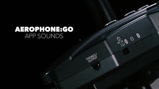 Roland AerophoneGo App Sounds  using it as a MIDI controller  Gear4music [upl. by Ot]