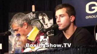 Post Conference David Lemieux vs Purnell Gates  BoxingShowTV [upl. by Selemas]